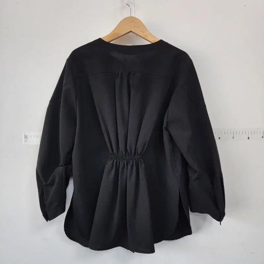 [BUNJANG] JJ RO Black Shirt Blouse / JJ RO 블랙 셔츠형 블라우스