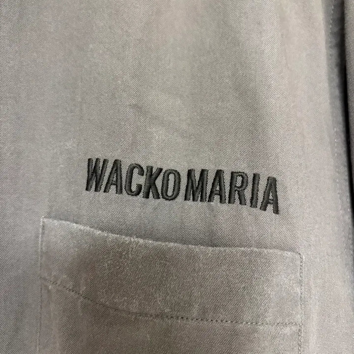 [BUNJANG] Wacko Maria 50s Hawaiian Open Collar Shirt Gray M / 와코마리아 25SS 50s 셔츠 하와이안 오픈 카라 셔츠 그레이 M