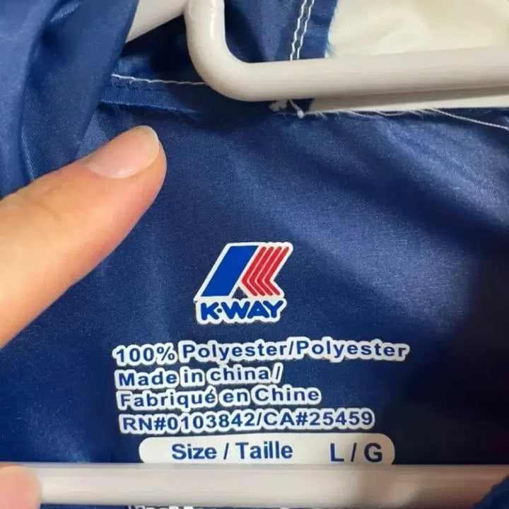 [SOLD OUT] K-way 까웨 유니언잭 바람막이 L 사이즈