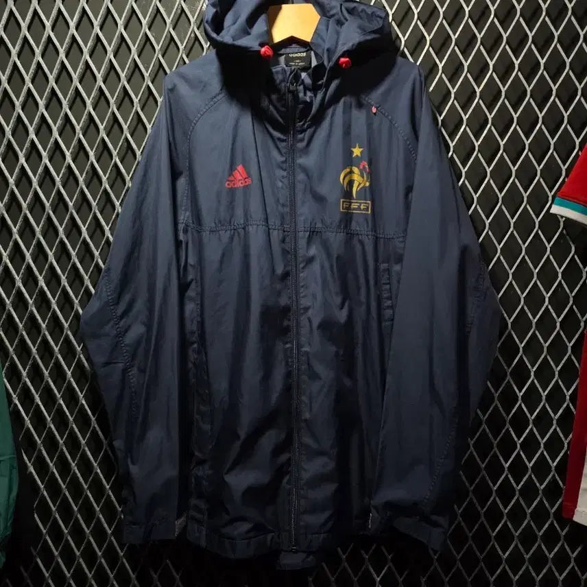 [BUNJANG] Adidas France National Team Windbreaker Jacket / 아디다스 프랑스 국대 바람막이 100