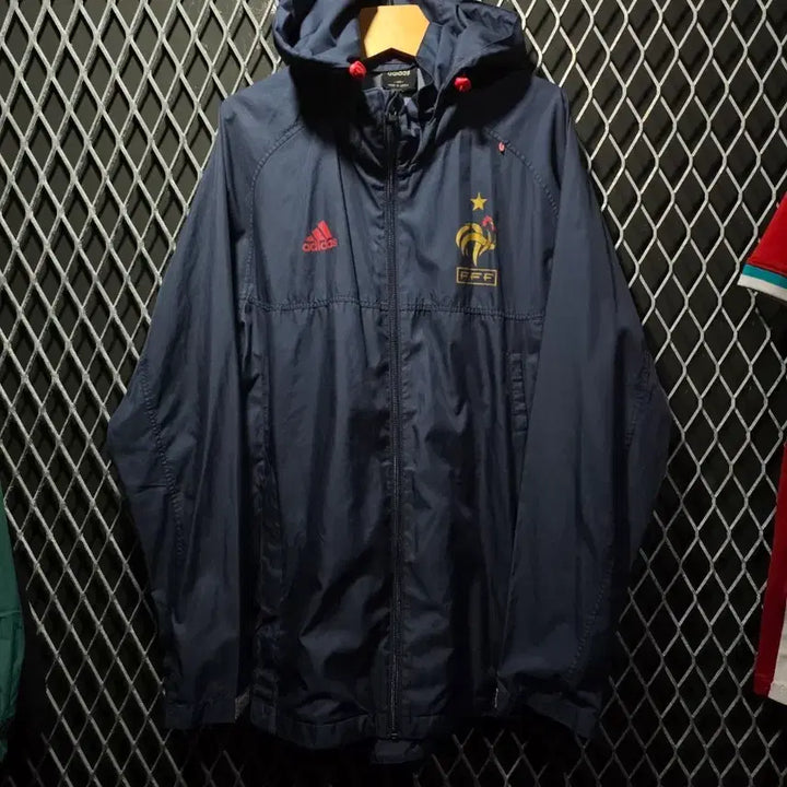 [BUNJANG] Adidas France National Team Windbreaker Jacket / 아디다스 프랑스 국대 바람막이 100