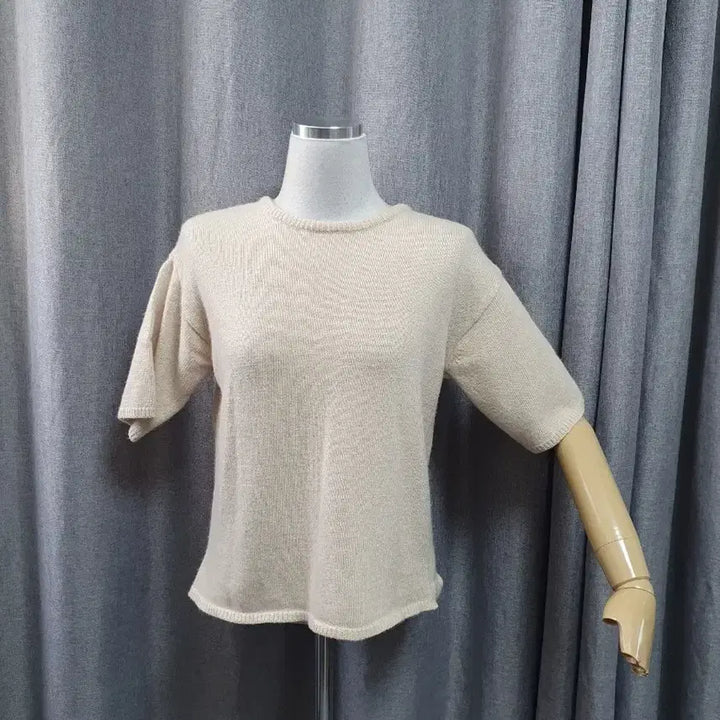[BUNJANG] Cash Touch Soft Down Short Sleeve Knit / 캐시터치감 솜털반팔니트