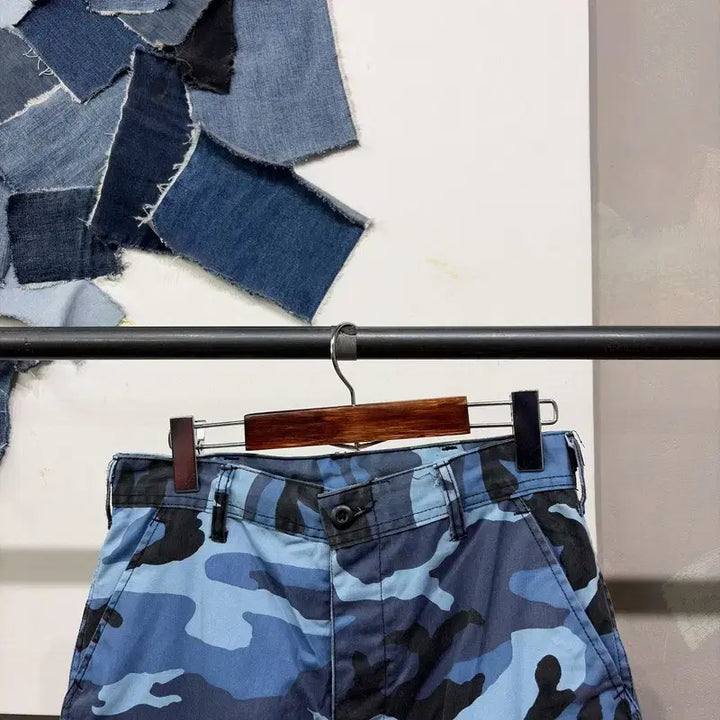 [BUNJANG] Rothco Military Blue Camo Cargo Pants / (28인치) 로스코 스트릿 밀리터리 블루 카모 카고팬츠 바지