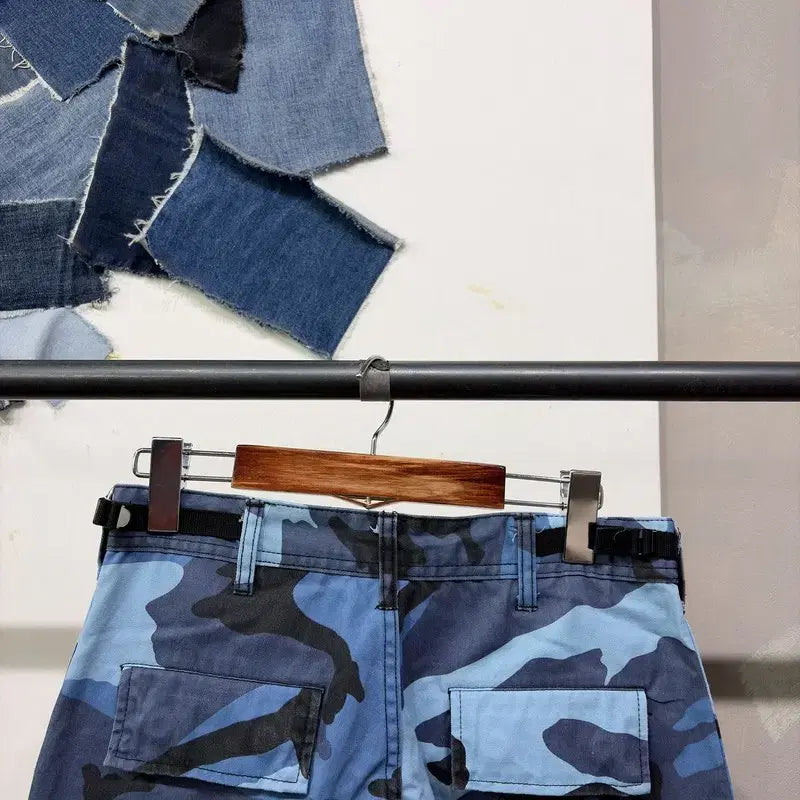 [BUNJANG] Rothco Military Blue Camo Cargo Pants / (28인치) 로스코 스트릿 밀리터리 블루 카모 카고팬츠 바지