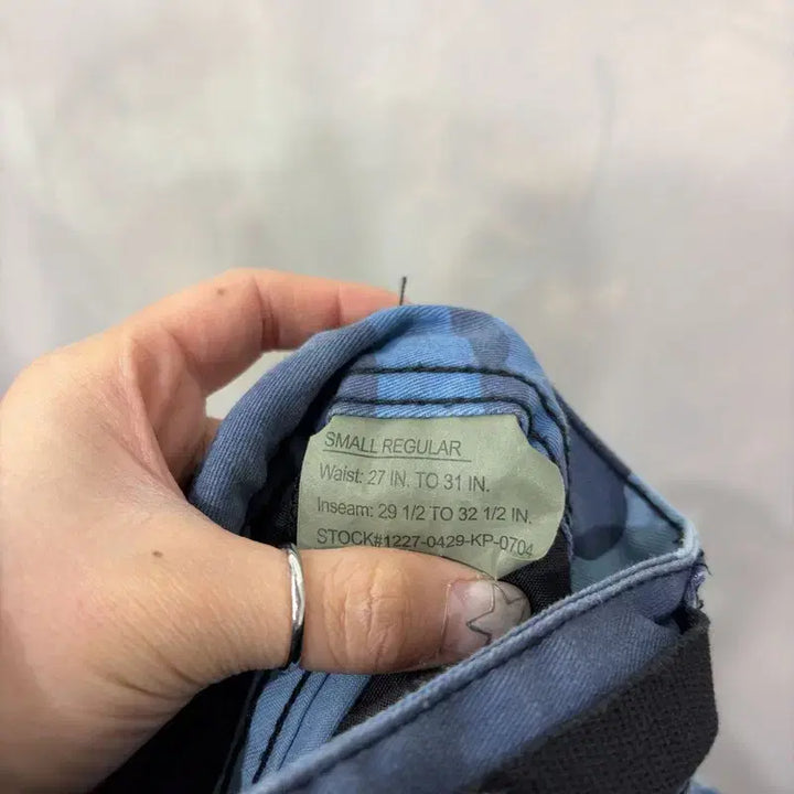 [BUNJANG] Rothco Military Blue Camo Cargo Pants / (28인치) 로스코 스트릿 밀리터리 블루 카모 카고팬츠 바지