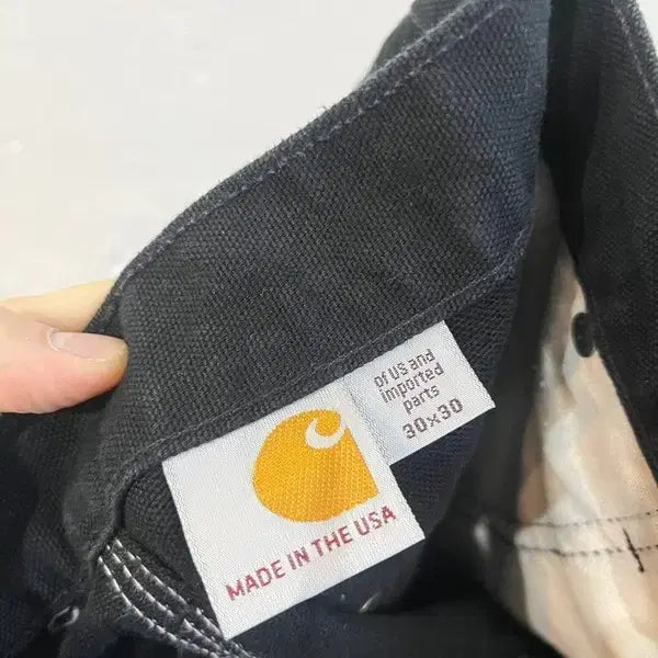 [BUNJANG] Carhartt Double Knee Canvas Pants / 칼하트 캔버스 더블니 팬츠 Made in USA