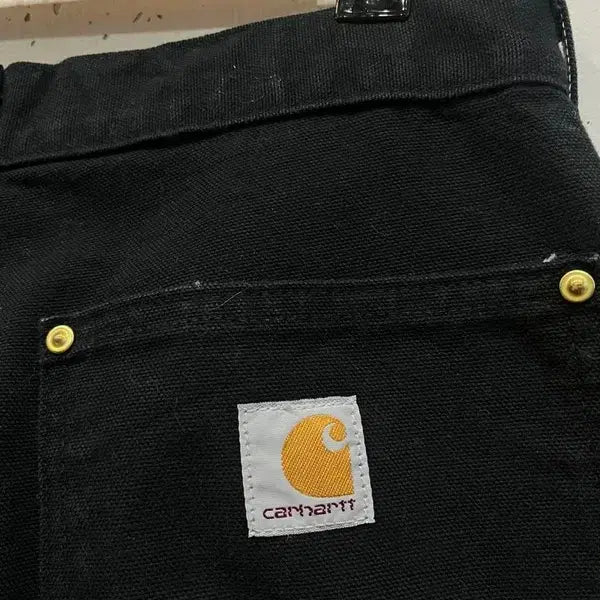 [BUNJANG] Carhartt Double Knee Canvas Pants / 칼하트 캔버스 더블니 팬츠 Made in USA
