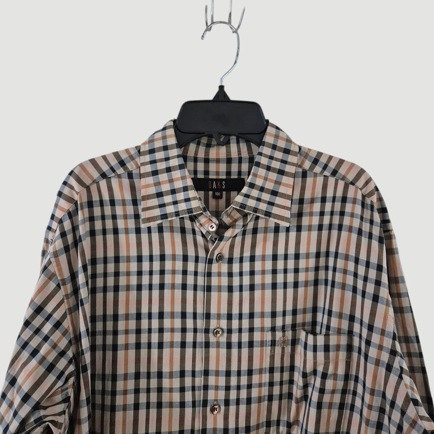 [SOLD OUT] [100~105]닥스 체크셔츠 긴팔