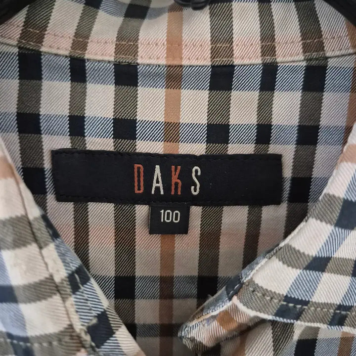 [SOLD OUT] [100~105]닥스 체크셔츠 긴팔
