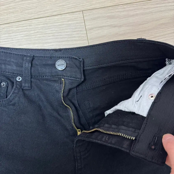 [BUNJANG] Black Bootcut Denim Pants - Size S / 블랙 부츠컷 데님 팬츠 s