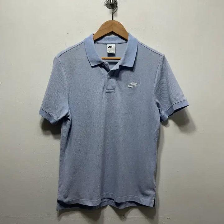 [BUNJANG] Nike Sky Blue Polo T-Shirt (Size S) / 나이키 하늘색 폴로 반팔티 S