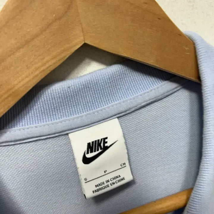 [BUNJANG] Nike Sky Blue Polo T-Shirt (Size S) / 나이키 하늘색 폴로 반팔티 S