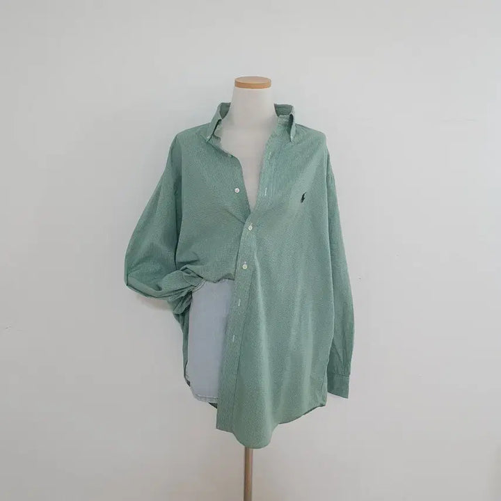 [SOLD OUT] No.26031913 폴로 랄프로렌 자수로고 그린 체크 셔츠