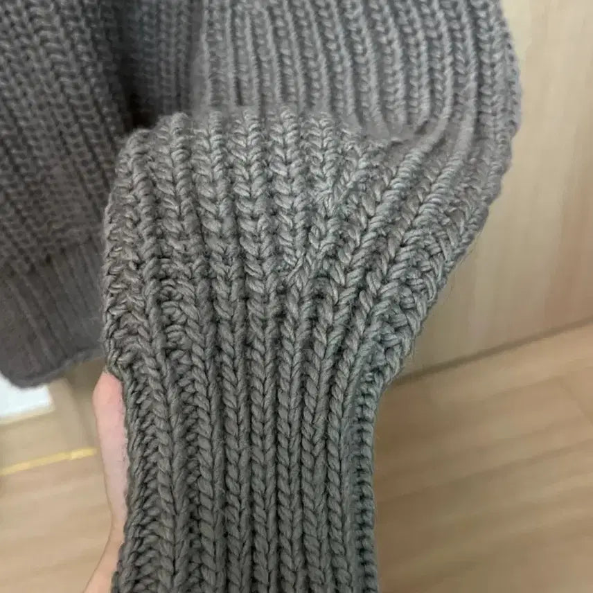 [BUNJANG] H&amp;M High Neck Knit Sweater Brown L / H&amp;M 하이넥 니트 브라운 L
