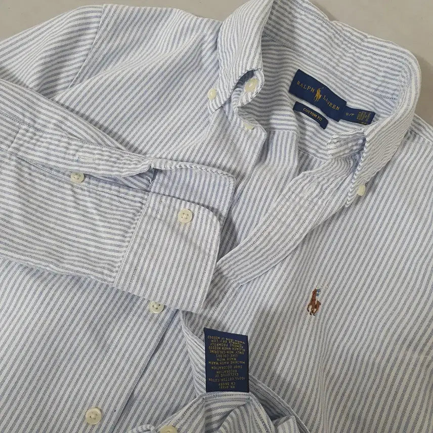 [BUNJANG] Polo Ralph Lauren Striped Oxford Shirt / No.26031712 폴로 랄프로렌 스트라이프 셔츠 옥스포드셔츠
