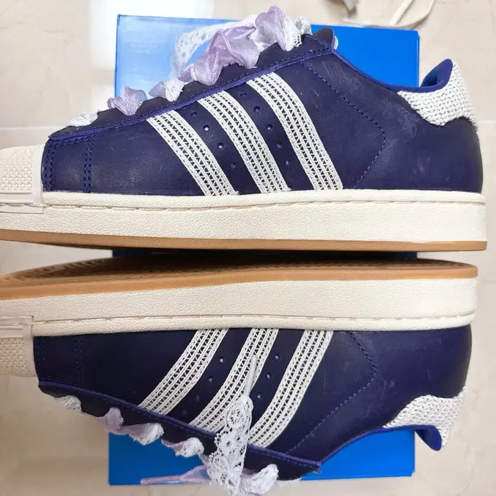 [BUNJANG] Adidas Superstar Purple Sneakers / 아디다스 슈퍼스타 퍼플 235 (새상품)