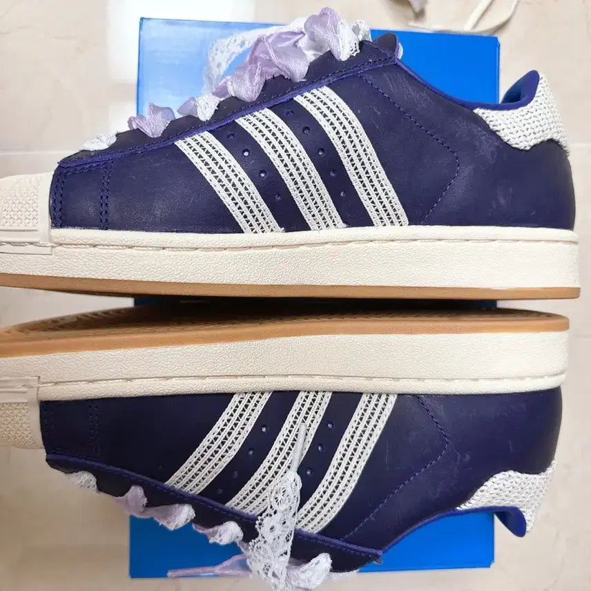 [BUNJANG] Adidas Superstar Purple Sneakers / 아디다스 슈퍼스타 퍼플 235 (새상품)