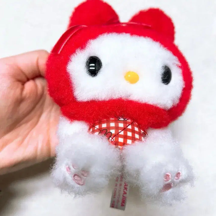 [BUNJANG] Sanrio My Melody Red Shopping Basket Mascot (Mako) / 나카지마 빨마 마코 마멜 장바구니 마코 마이멜로디 장바구니 마스코트