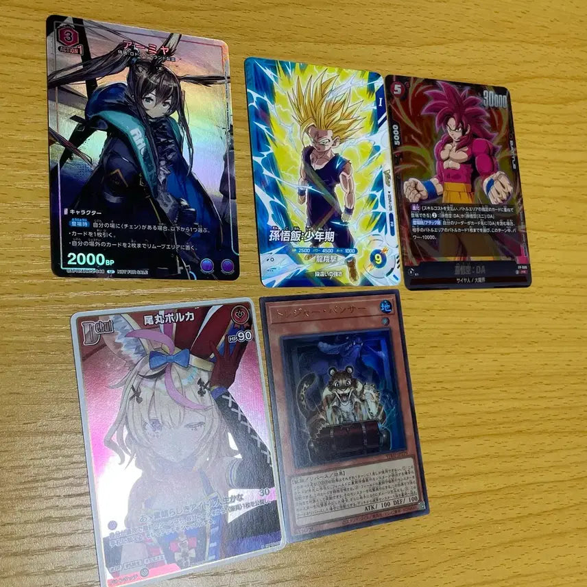 [BUNJANG] Dragon Ball and Arknights Card Bundle Set / 드래곤볼, 명일방주 등등 카드 팜