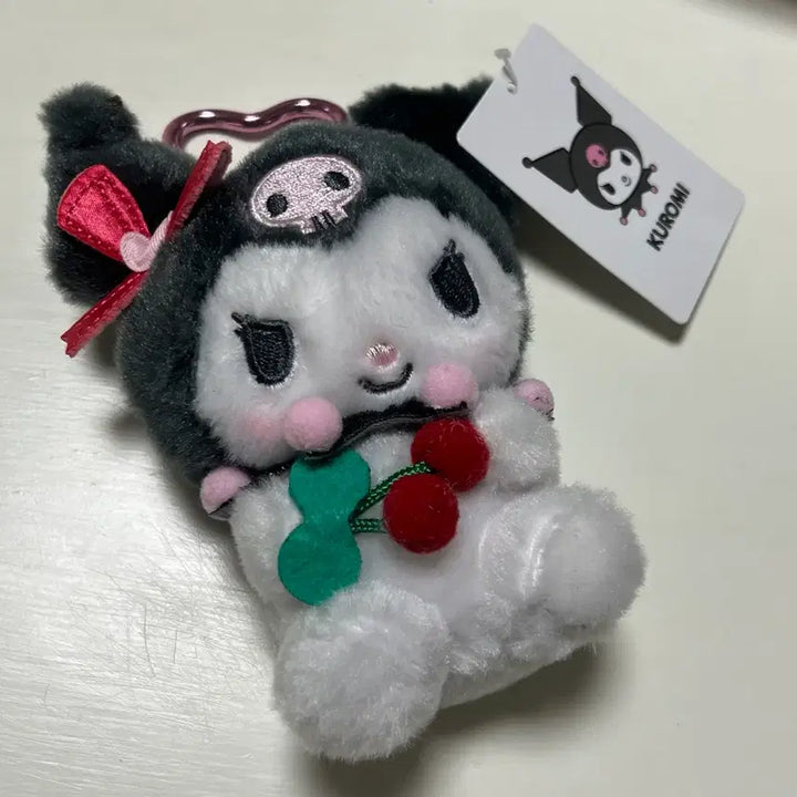 [BUNJANG] Sanrio Kuromi Cherry Doll Keyring / 새상품 산리오 쿠로미 체리 인형 키링