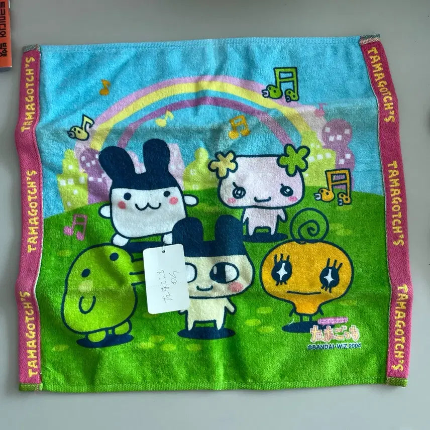 [BUNJANG] Tamagotchi Handkerchief / 고전) 다마고치 손수건