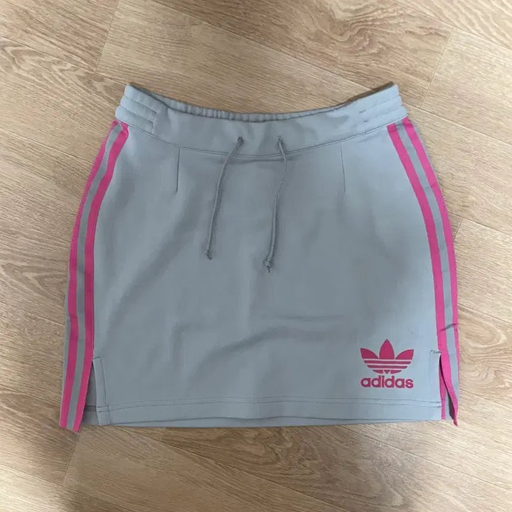 [BUNJANG] Adidas Gray Pink Skirt / 아디다스 그레이 핑크 치마 스커트 대장  키치 y2k