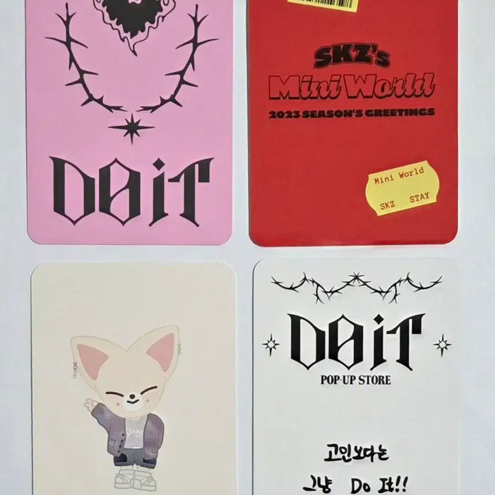 [SOLD OUT] SKZ 스키즈 두잇 + 미니월드 포토카드 아이엔