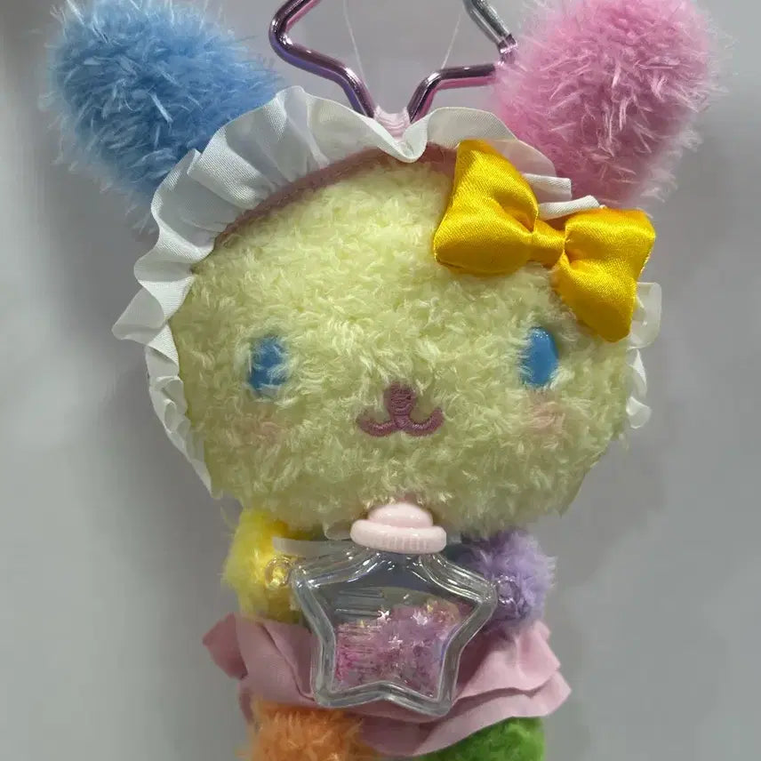 [BUNJANG] Sanrio Usahana Baby Bottle Mascot Plush Doll / 산리오 별빛 베이비 보틀 마스코트 우사하나 인형