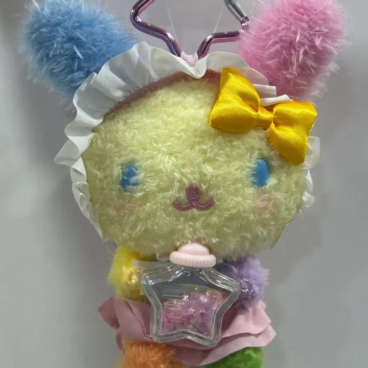 [BUNJANG] Sanrio Usahana Baby Bottle Mascot Plush Doll / 산리오 별빛 베이비 보틀 마스코트 우사하나 인형