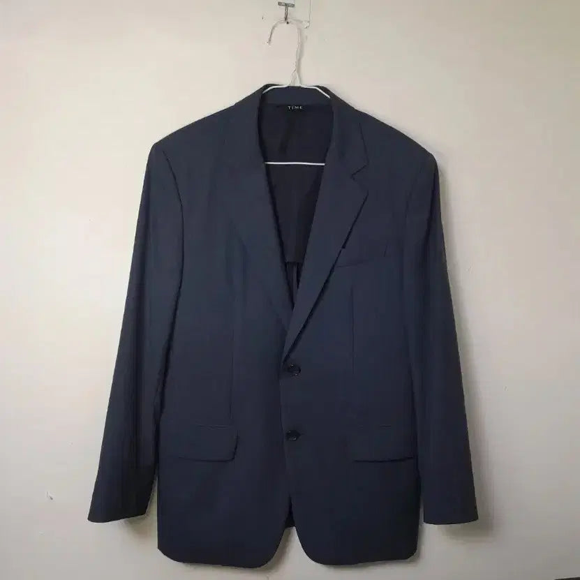 [BUNJANG] Time Homme Zegna Wool Navy Suit Set / [마지막]22ss 타임옴므 제냐 원단 네이비 정장(자켓1벌, 바지2벌)
