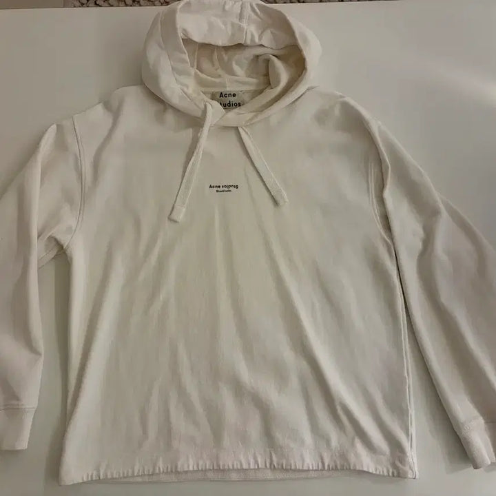 [BUNJANG] Acne Studios White Hoodie / 아크네스튜디오 화이트 후드티