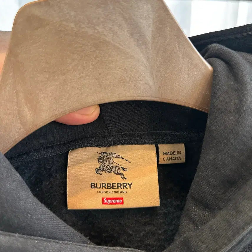 [BUNJANG] Burberry Supreme Box Logo Hoodie XL / 버버리 슈프림 박스로고 후드티 xl
