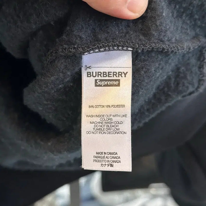 [BUNJANG] Burberry Supreme Box Logo Hoodie XL / 버버리 슈프림 박스로고 후드티 xl