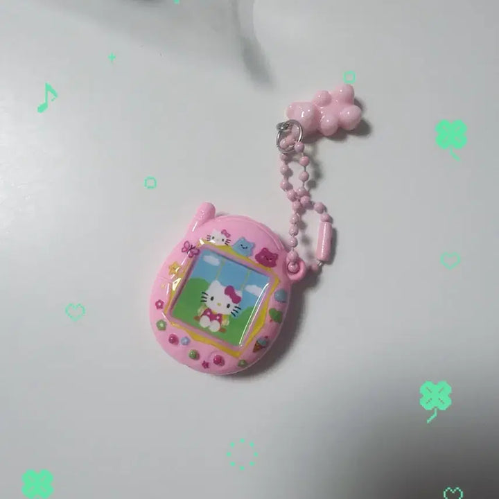 [BUNJANG] Hello Kitty Tamagotchi Keychain / 헬로키티 다마고치 키링