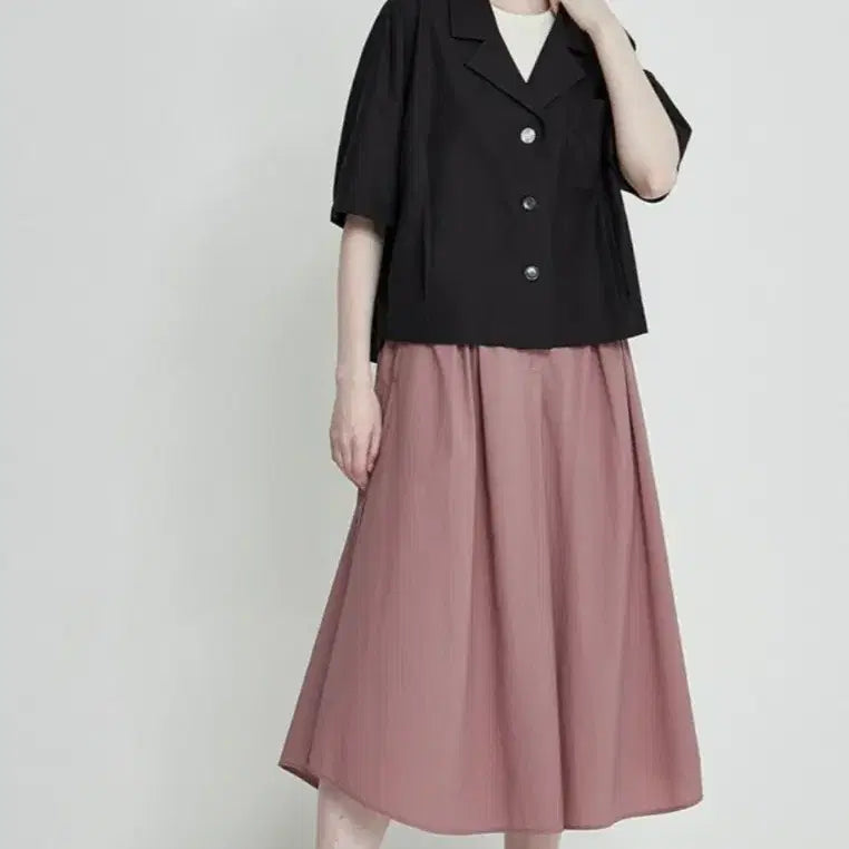 [BUNJANG] System Half Sleeve Jacket / (55)여성 시스템 하프 슬리프 반팔 자켓
