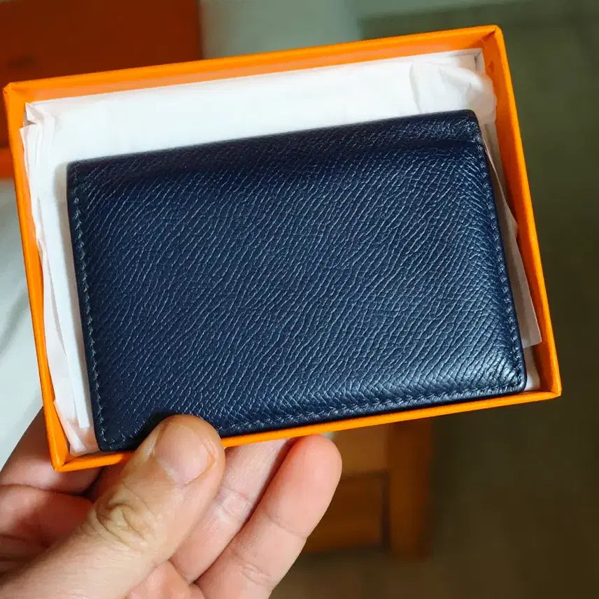 [BUNJANG] Hermès Euclid Card Holder Navy / 에르메스 유클리드 카드지갑