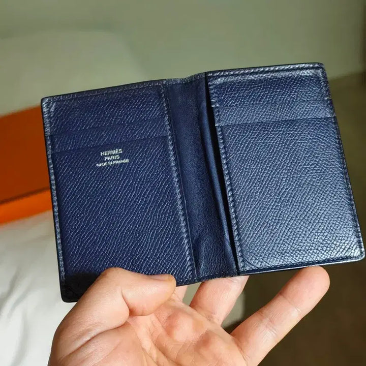 [BUNJANG] Hermès Euclid Card Holder Navy / 에르메스 유클리드 카드지갑