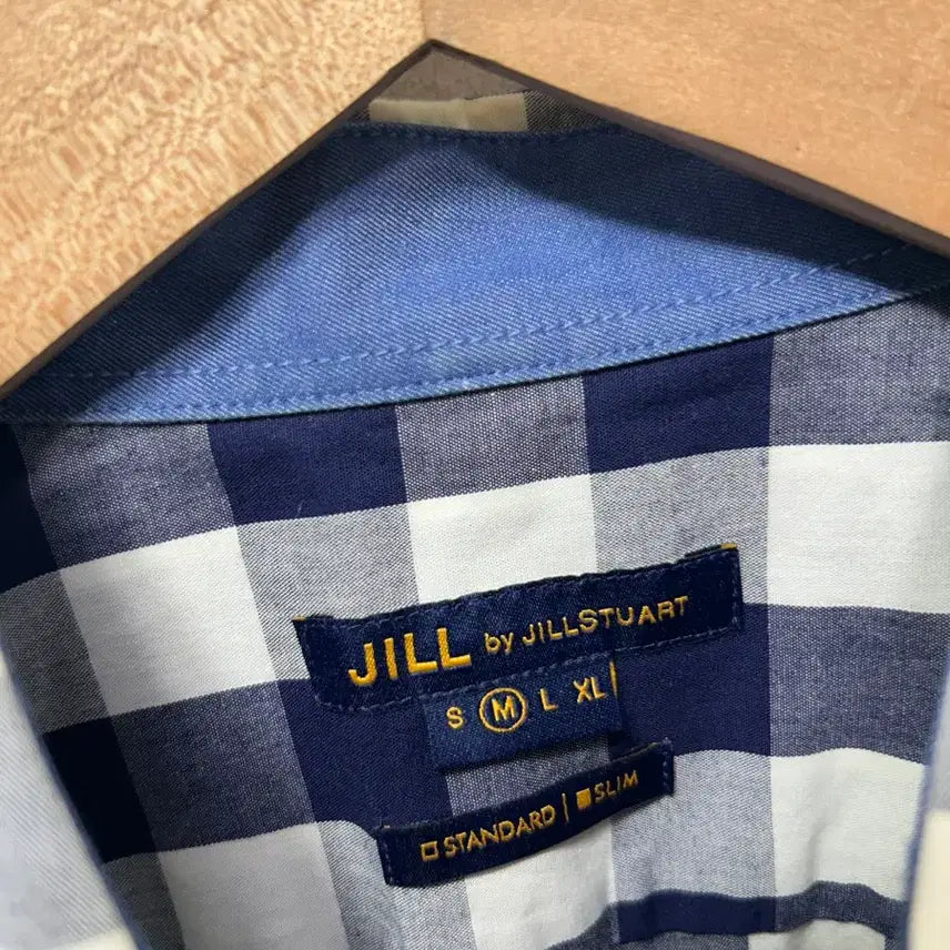 [BUNJANG] Jill by Jill Stuart Plaid Print Shirt M / 질바이질스튜어트 체크 남방 프린팅 셔츠 M