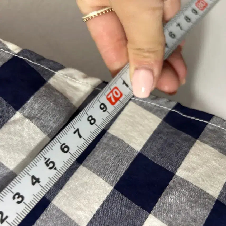[BUNJANG] Jill by Jill Stuart Plaid Print Shirt M / 질바이질스튜어트 체크 남방 프린팅 셔츠 M