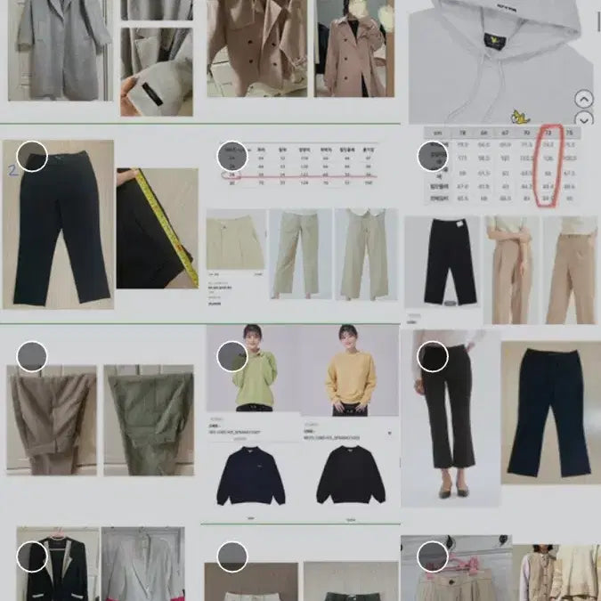 [BUNJANG] Spao Wide Pants Ivory/Black / 스파오 와이드 팬츠 아이보리 블랙 66 / 28 / 29 (착샷ㅇ)