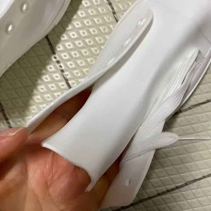 [BUNJANG] White Rubber Sneakers (Size 40) / 흰색 고무 스니커즈 40사이즈