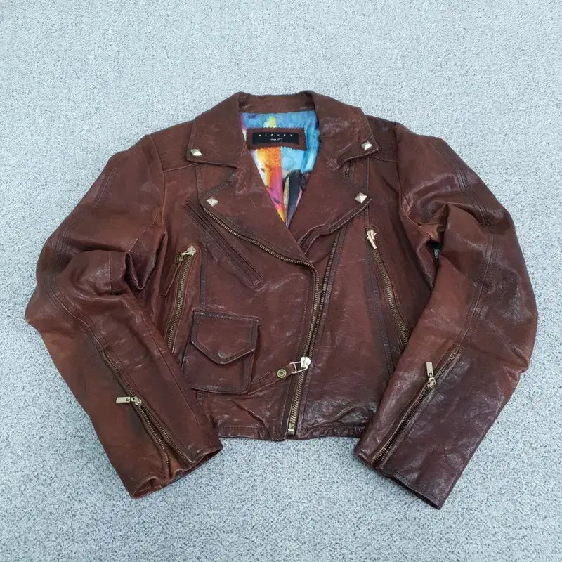 [BUNJANG] Sisley Leather Jacket / [42] 시슬리 양가죽 자켓