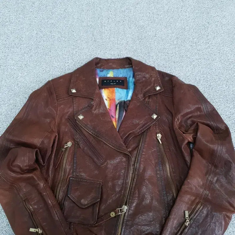 [BUNJANG] Sisley Leather Jacket / [42] 시슬리 양가죽 자켓