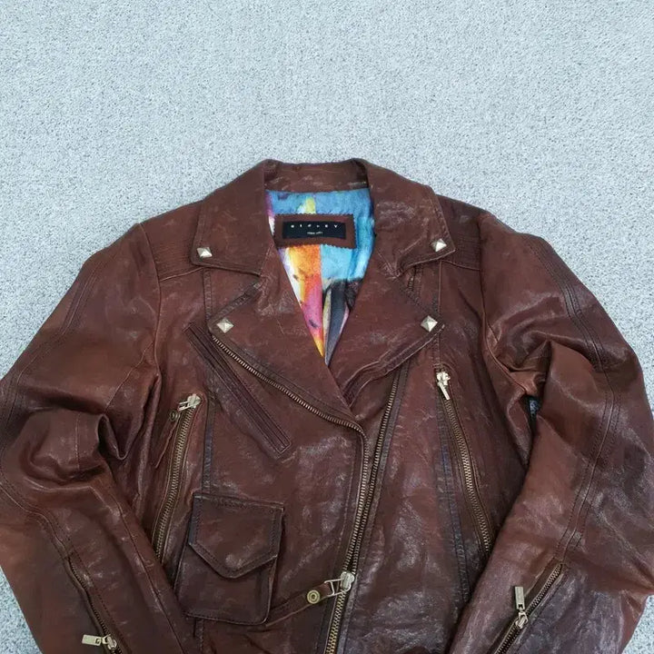 [BUNJANG] Sisley Leather Jacket / [42] 시슬리 양가죽 자켓
