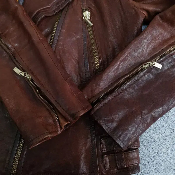 [BUNJANG] Sisley Leather Jacket / [42] 시슬리 양가죽 자켓