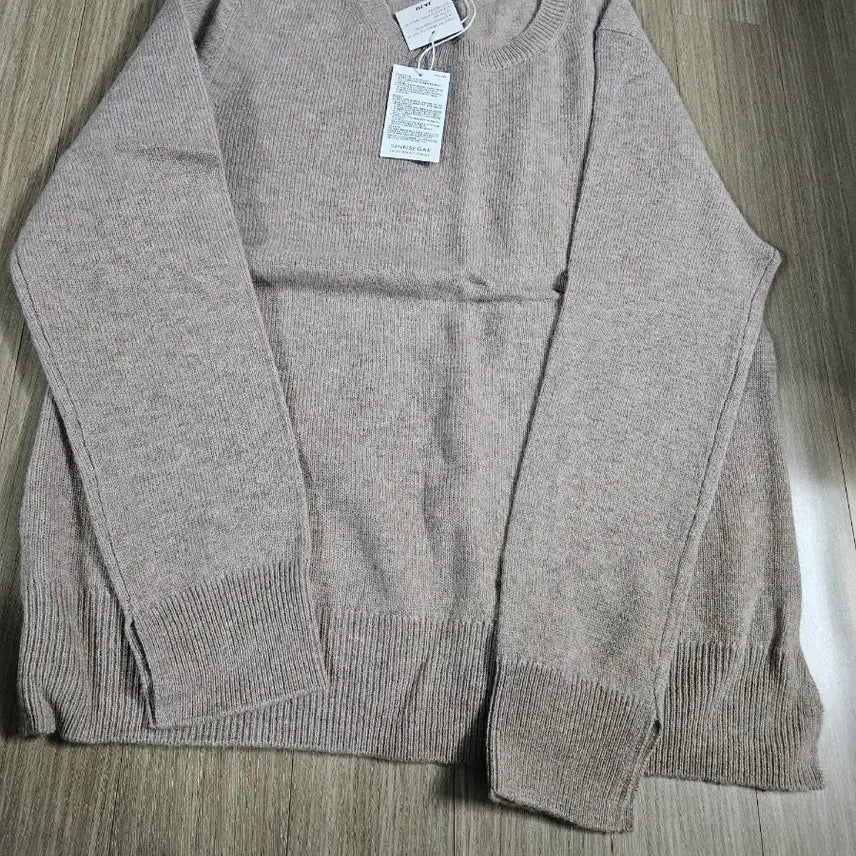 [BUNJANG] JAJU Beige Knit Sweater / JAJU 베이지색 니트 스웨터 새상품