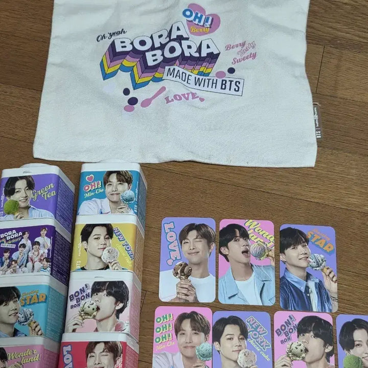 [BUNJANG] BTS x Baskin Robbins Collaboration Bundle Set / 방탄 BTS 베스킨라빈스 콜라보 한정판 굿즈 모음