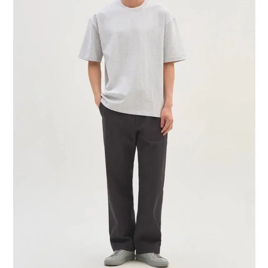 [BUNJANG] In the Low Weekly T-shirt Melange White / 인더로우 위클리 티 셔츠 반팔 멜란지화이트 3