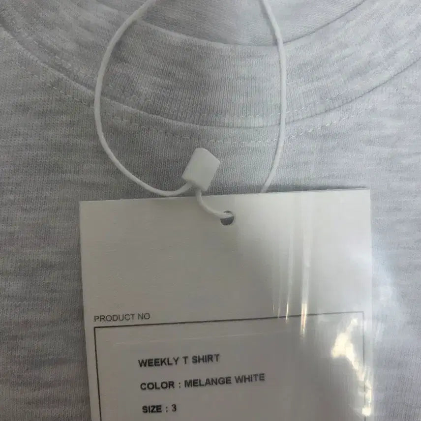 [BUNJANG] In the Low Weekly T-shirt Melange White / 인더로우 위클리 티 셔츠 반팔 멜란지화이트 3