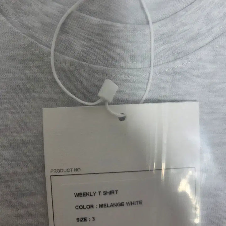 [BUNJANG] In the Low Weekly T-shirt Melange White / 인더로우 위클리 티 셔츠 반팔 멜란지화이트 3